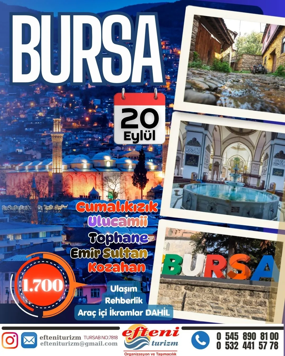 Bursa turu günübirlik