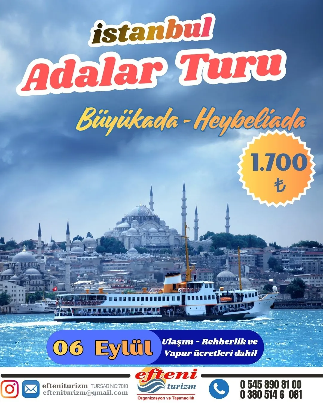 İstanbul’un gözbebeği masmavi denizlerin incisi Adalar’ı keşfetmeye hazır olun !