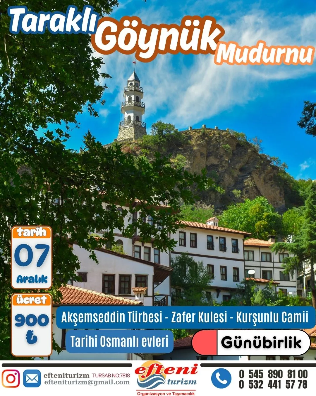 Taraklı - Göynük - Mudurnu
