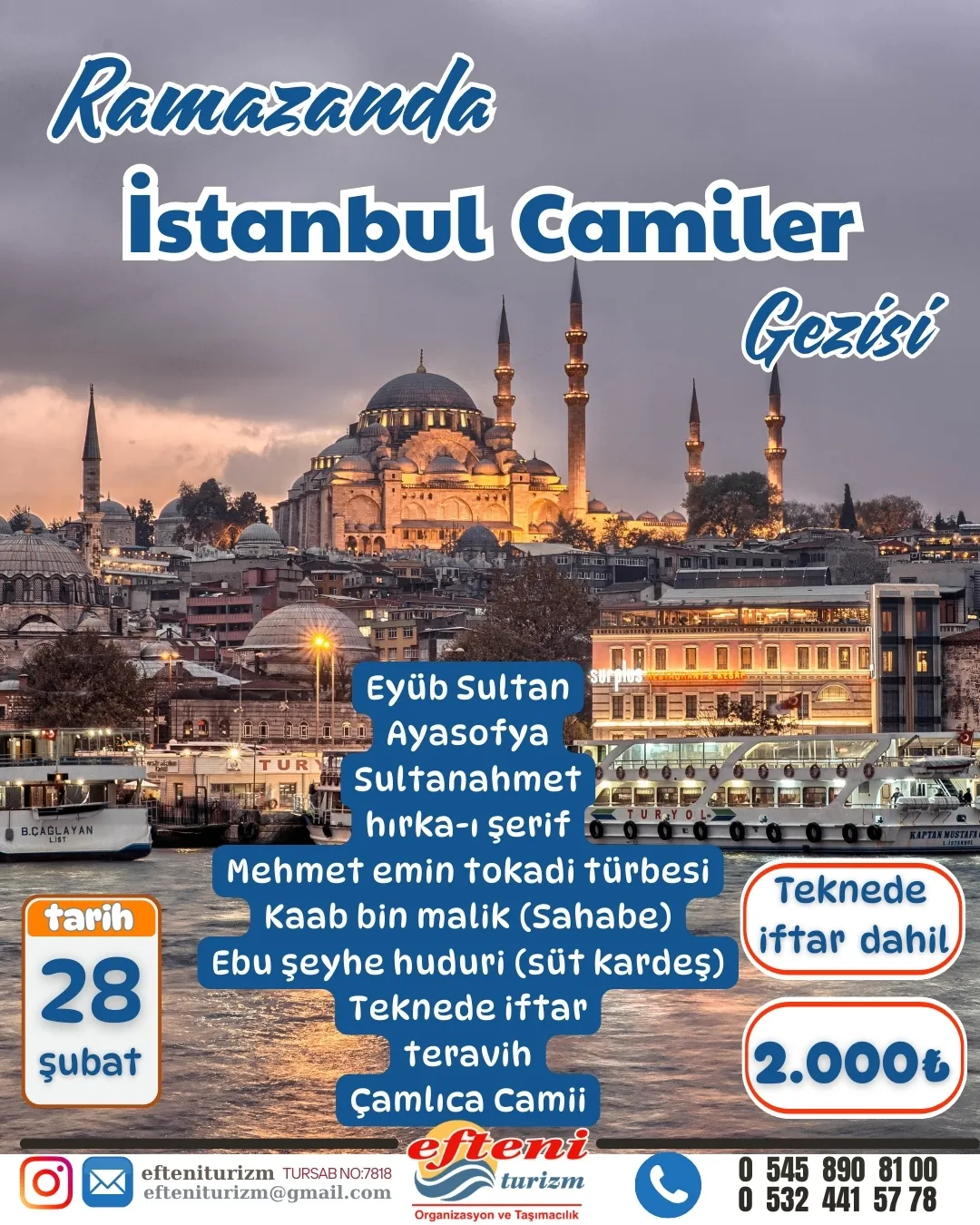 istanbul camiler gezisi