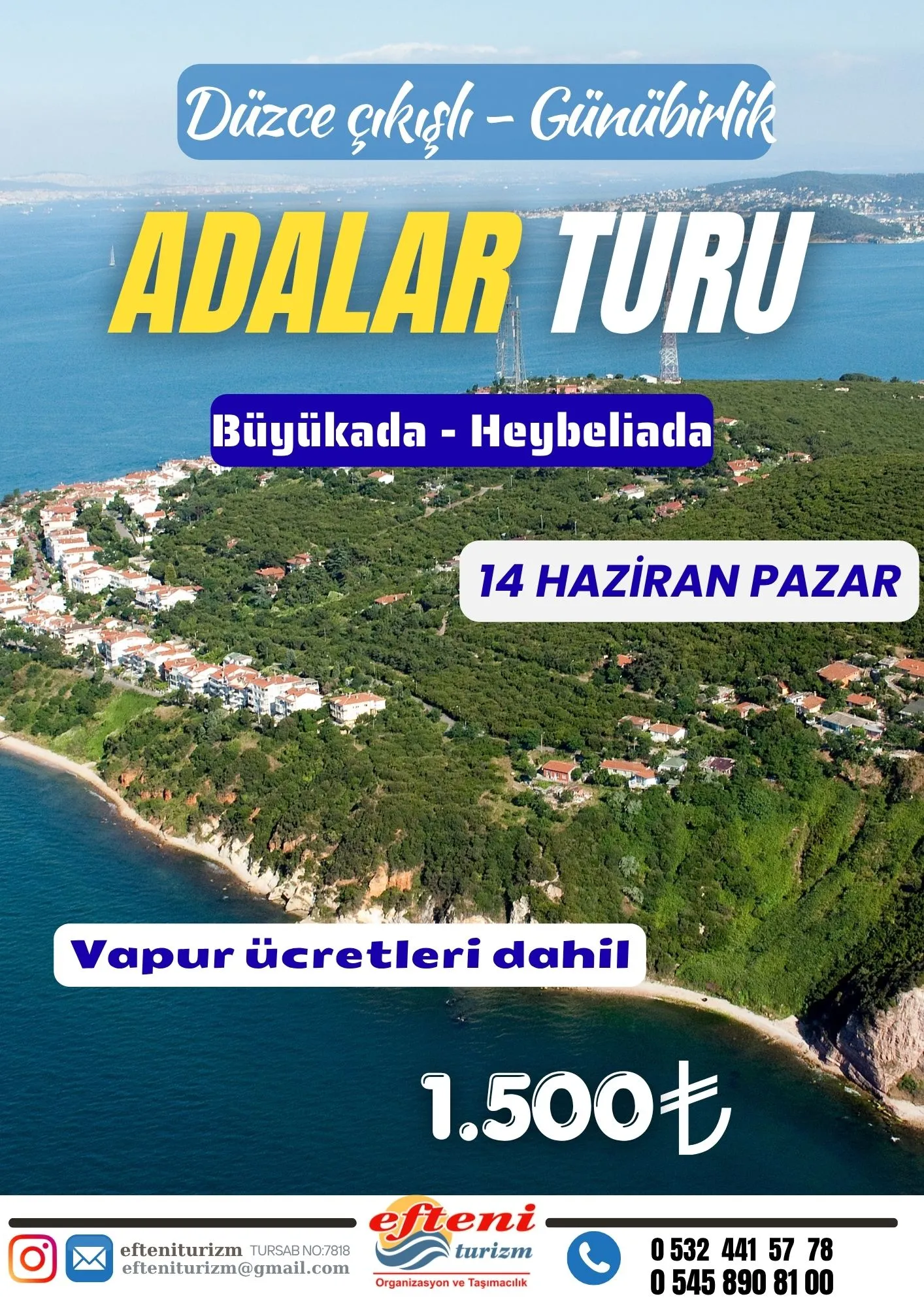 İstanbul’un gözbebeği masmavi denizlerin incisi Adalar’ı keşfetmeye hazır olun !