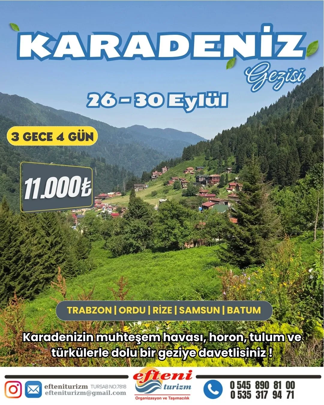 KARADENİZ TURU
